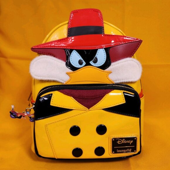 Loungefly Disney Negaduck Cosplay Mini Backpack Darkwing Duck Villain Mallard - Picture 1 of 12